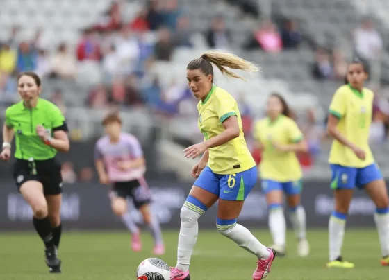 Tamires, seleção brasileira feminina, SheBelileves Cup 2024 Por: Lívia Villas Boas/CBF/Direitos Reservados