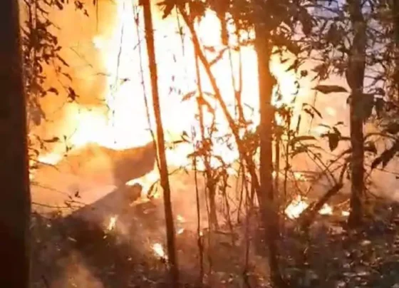 Vitimas carbonizadas em acidente aereo de Sorriso sao identificadas