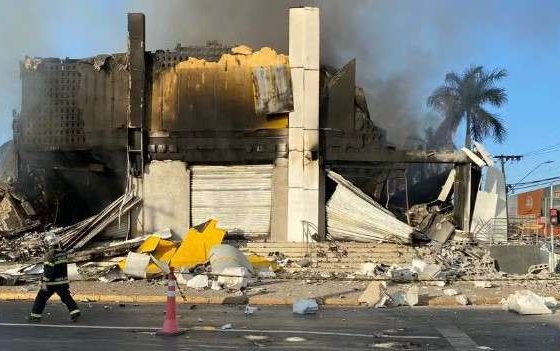 Incêndio no Shopping Popular de Cuiabá