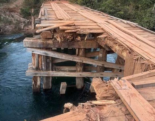 Motorista morre afogado após caminhão cair dentro de rio em Mato Grosso