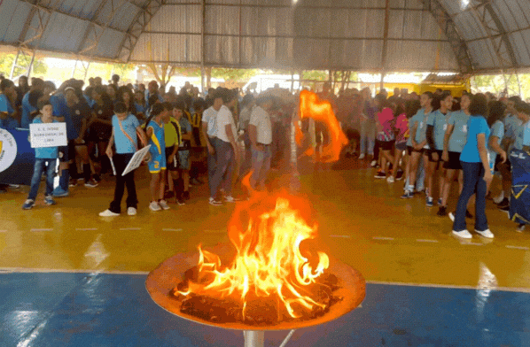 Evento celebra a integração e o desenvolvimento esportivo dos alunos das escolas rurais. Foto/Assessoria