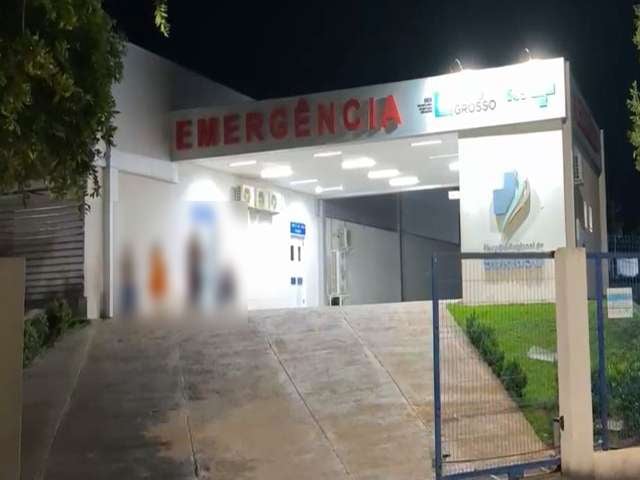 Homem dá entrada no hospital após disparo acidental com arma de fogo em Sorriso