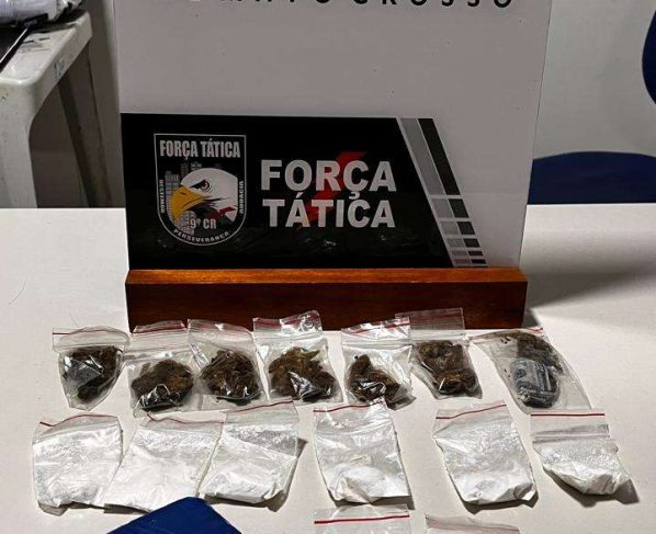 Polícia Militar prende trio em flagrante com drogas e apreende veículos em Alta Floresta