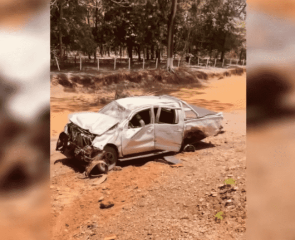 acidente hilux primaverinha sorriso