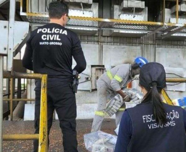 Polícia Civil de Mato Grosso incinera quase meia tonelada de drogas avaliada em mais de R$ 4 milhões