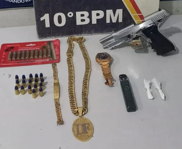 Flagrante em Cuiabá: casal é preso por embriaguez ao volante e porte ilegal de arma