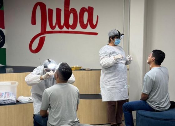 Prefeitura de Caceres e Juba juntos na prevencao ao cancer bucal durante o Maio Vermelho