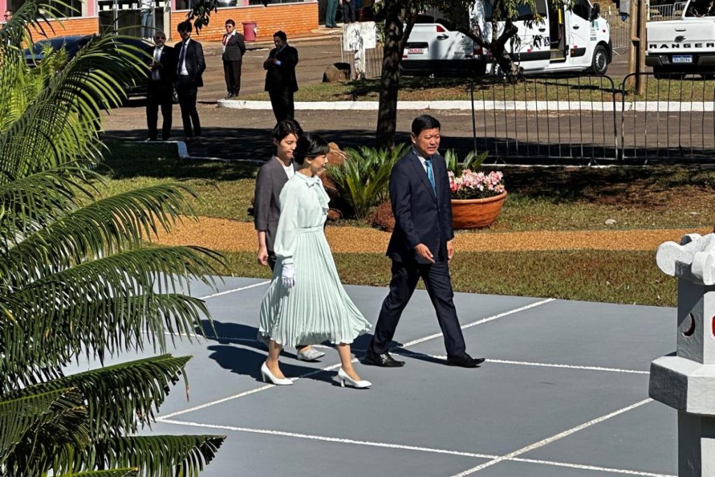 Princesa em visita a Campo Grande (Foto: Dyego Queiroz)