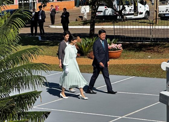 Princesa em visita a Campo Grande (Foto: Dyego Queiroz)