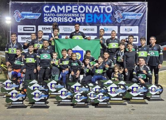 Competicao estadual de BMX movimenta Sorriso e premia atletas da casa