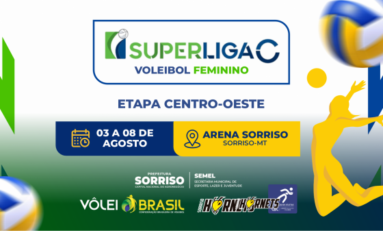 Sorriso Hornets estreia neste domingo na Superliga C de Voleibol Feminino confira a tabela completa