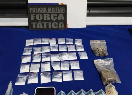 Força Tática apreende drogas e prende casal durante operação em Campo Novo do Parecis