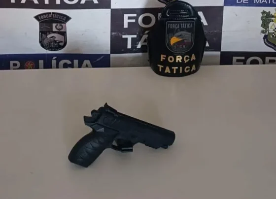 Homem é preso em Rondonópolis por ameaçar população com arma de brinquedo