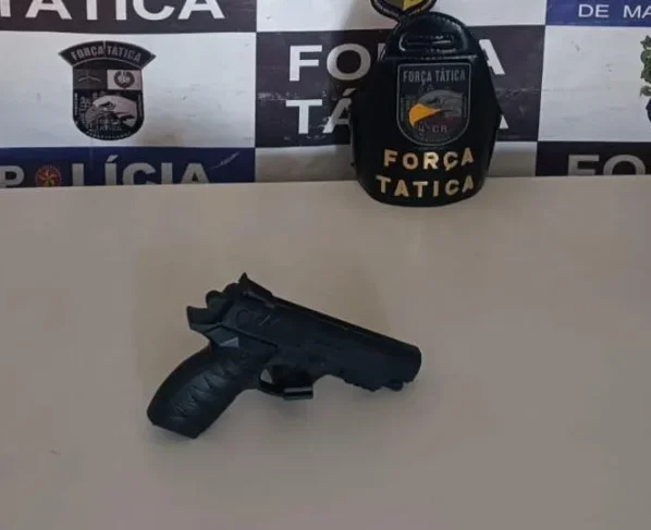 Homem é preso em Rondonópolis por ameaçar população com arma de brinquedo