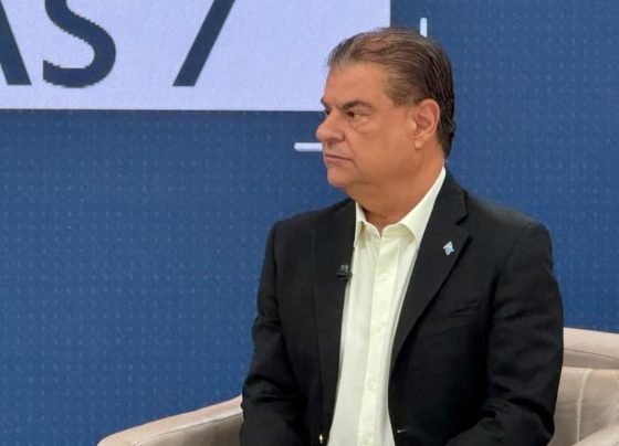 O senador e presidente da Comissão de Relações Exteriores do Senado, Nelsinho Trad (PSD), em entrevista ao Papo das 7