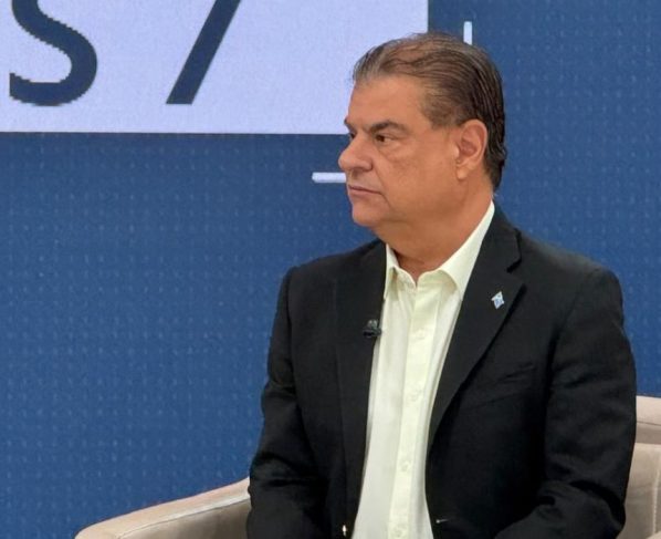 O senador e presidente da Comissão de Relações Exteriores do Senado, Nelsinho Trad (PSD), em entrevista ao Papo das 7