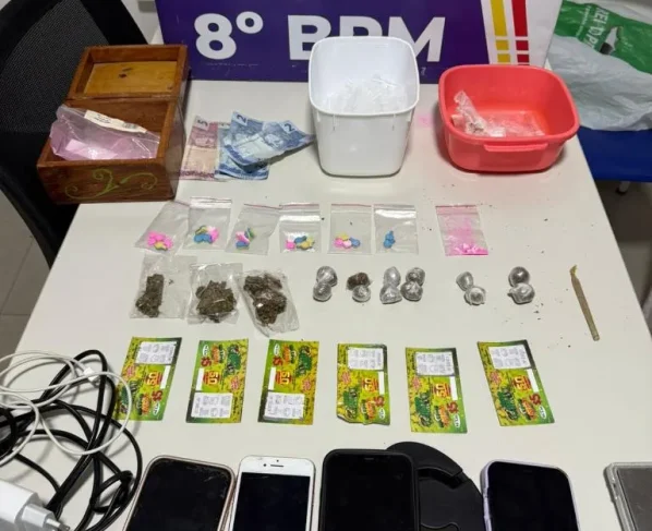 Polícia prende faccionados e apreende drogas e raspadinhas em Alta Floresta