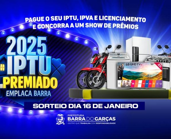 Saiba como concorrer aos premios do IPTU Premiado e Emplaca Barra 2025