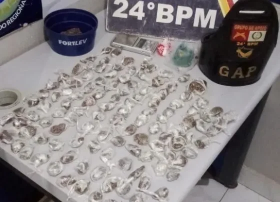 Polícia apreende 123 porções de drogas em residência de Cuiabá