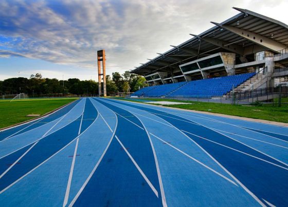 Atletas TransA 42ª edição do Troféu Brasil de Atletismo é no COT da UFMT (Foto: Reprodução)