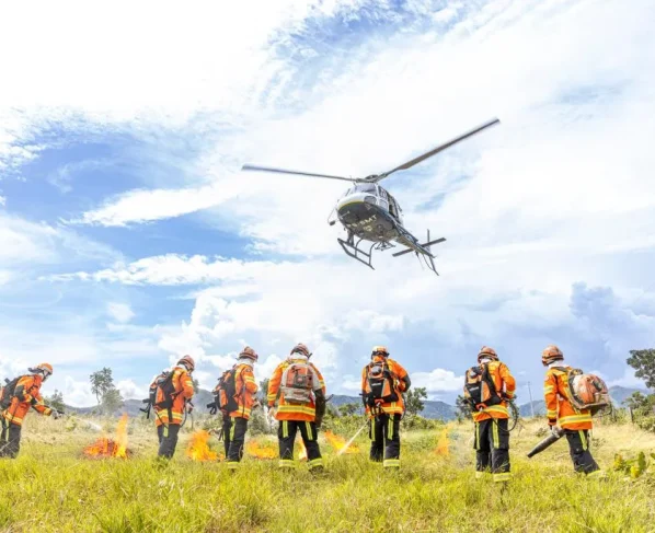 Bombeiros combatem 21 incêndios florestais em MT nesta sexta
