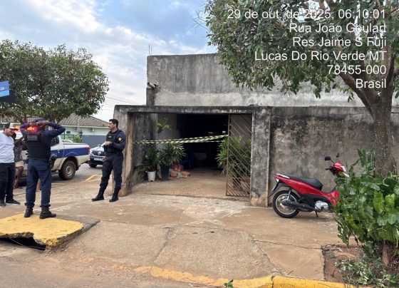 Mulher é morta a facadas em possível caso de feminicídio em Lucas do Rio Verde