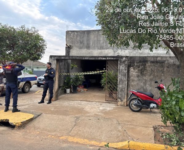 Mulher é morta a facadas em possível caso de feminicídio em Lucas do Rio Verde