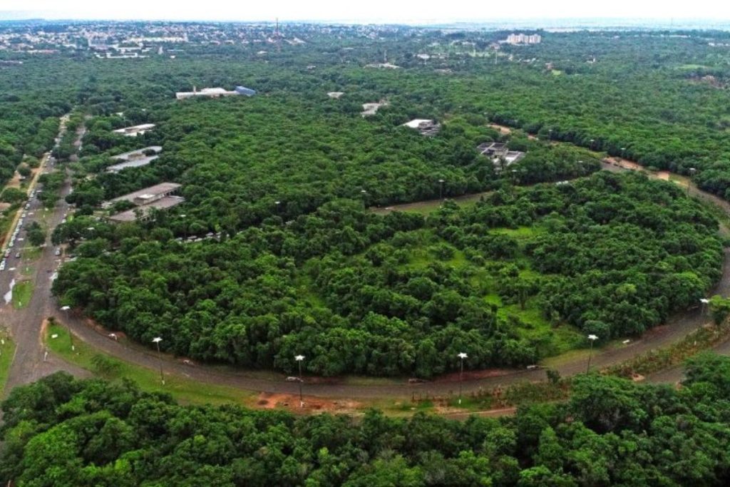 Imagem aérea do Parque dos Poderes, em Campo Grande (Foto: Arquivo/Governo de MS)