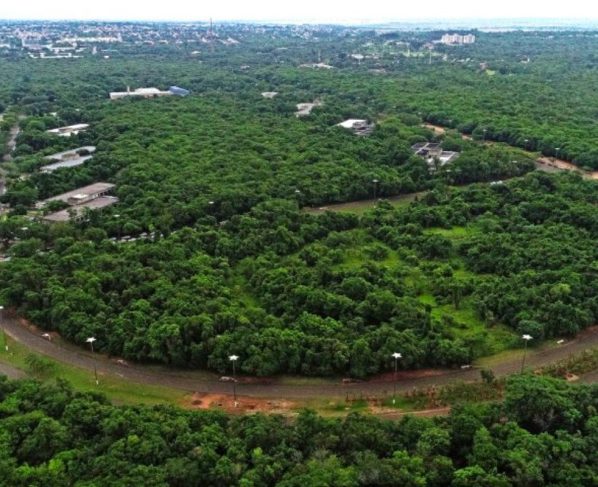Imagem aérea do Parque dos Poderes, em Campo Grande (Foto: Arquivo/Governo de MS)