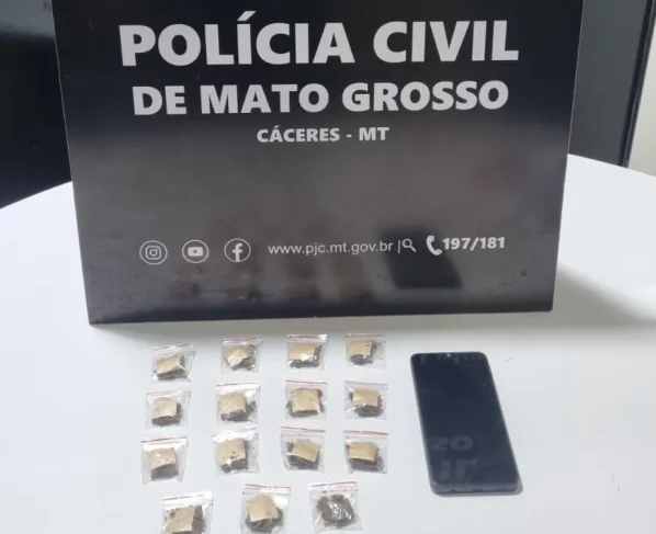 Polícia Civil fecha boca de fumo em ferro-velho de Cáceres