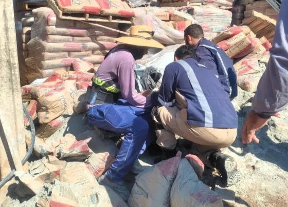 Trabalhador é atingido por palete de cimento em Sinop