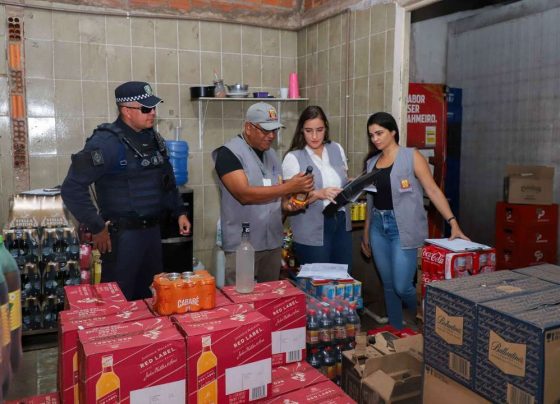 Vigilancia Sanitaria de Varzea Grande intensifica fiscalizacao apos caso suspeito de intoxicacao por metanol
