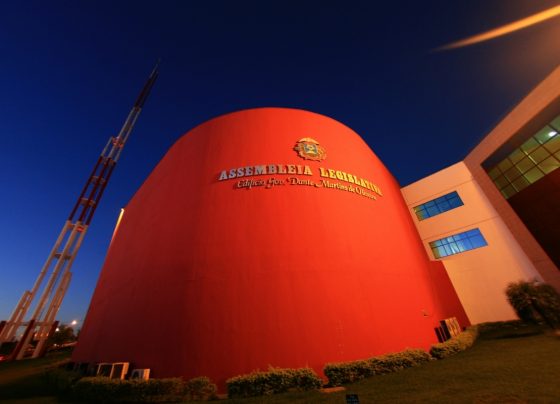 Fachada da Assembleia Legislativa de Mato Grosso