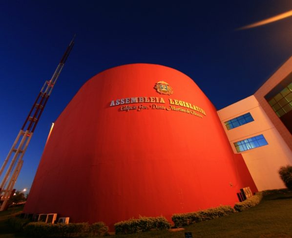 Fachada da Assembleia Legislativa de Mato Grosso