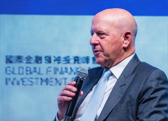David Solomon, CEO do Goldman Sachs, na Cúpula de Investimentos de Líderes Financeiros Globais, em Hong Kong