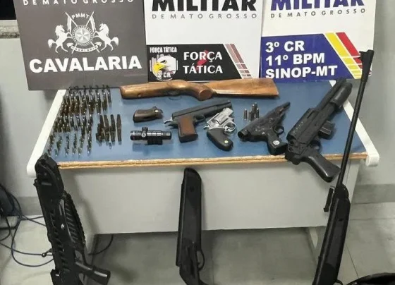 Homem é preso por disparos e ameaça em Sinop, diz PM