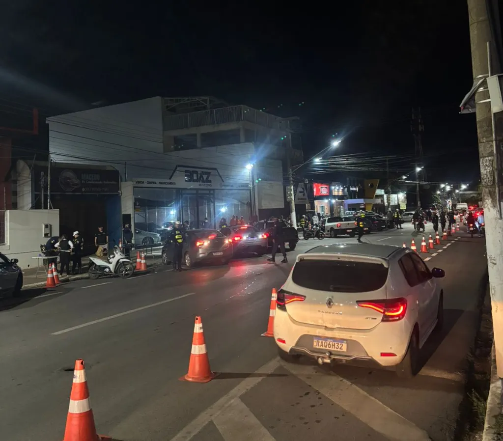 Operação Lei Seca em Várzea Grande prende oito condutores