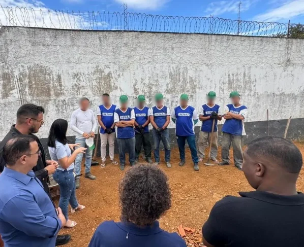 Reeducandos erguem espaço educacional prisional em Chapada