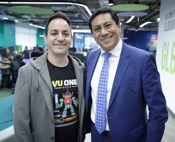 Sebastián Stranieri, CEO e fundador da VU, e Leandro Roosevelt, diretor de vendas Brasil