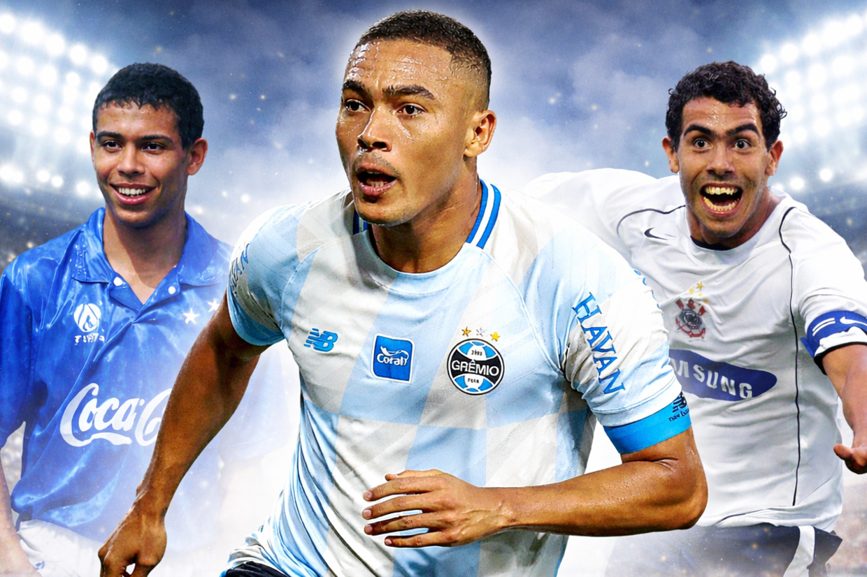Artilheiro do Grêmio, Carlos Vinícius tem melhor média de gols na história do Brasileirão
