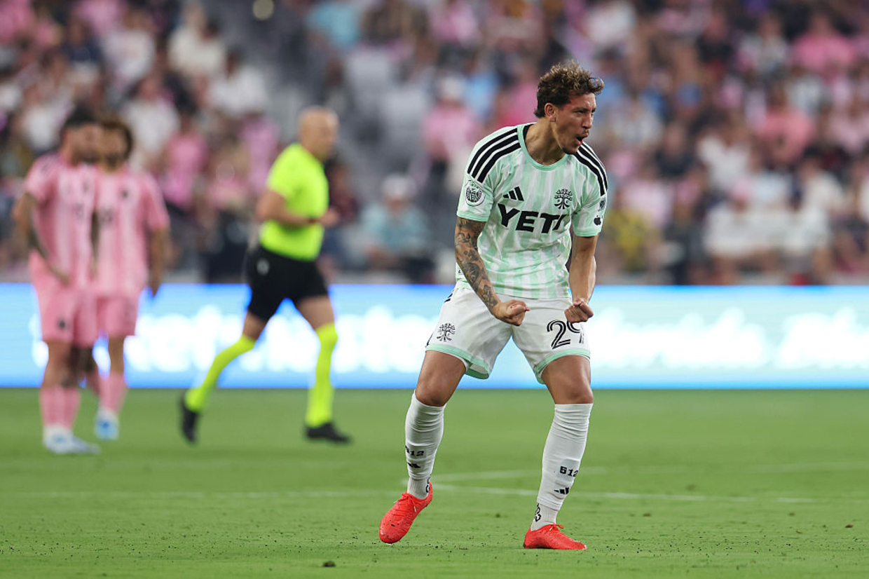 Brasileiro ofusca Messi e faz primeiro gol do novo estádio do Inter Miami, que empata com Austin FC