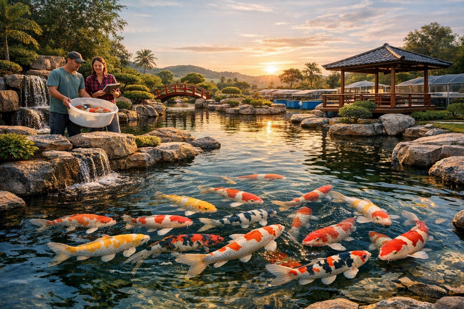 Mercado de carpas koi avança no Brasil e atrai novos negócios na aquicultura