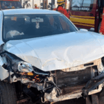 Duas pessoas ficam feridas em acidente entre carros em Lucas do Rio Verde
