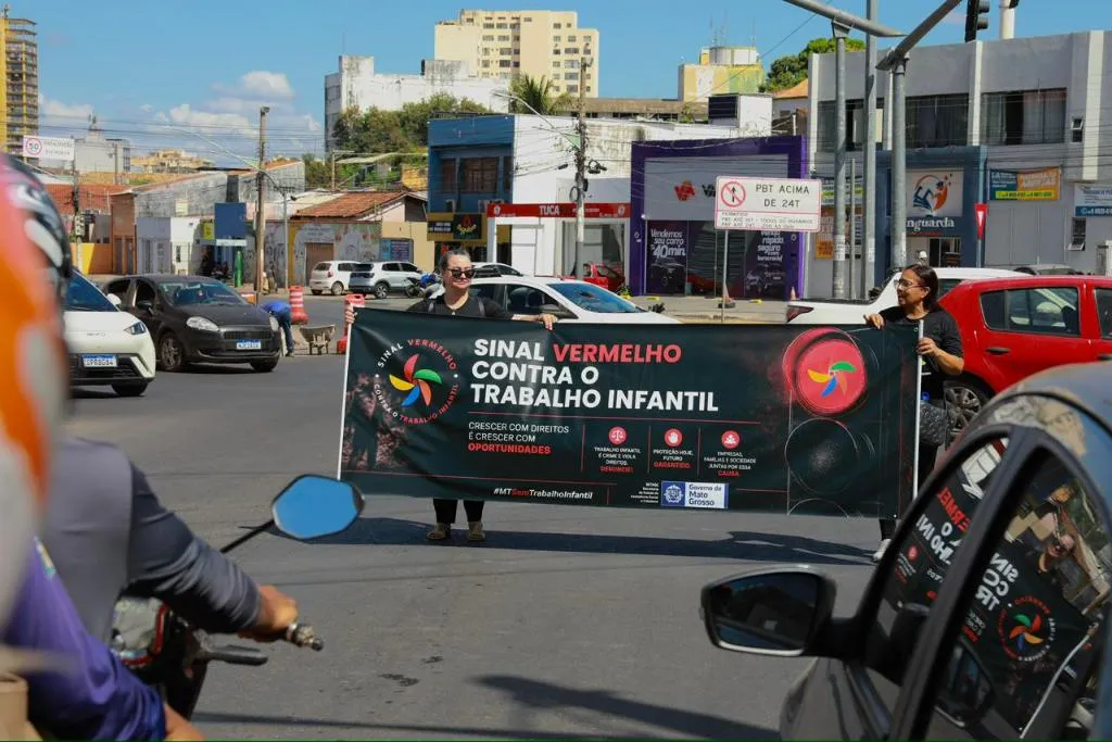 Combate ao trabalho infantil mobiliza população em Cuiabá