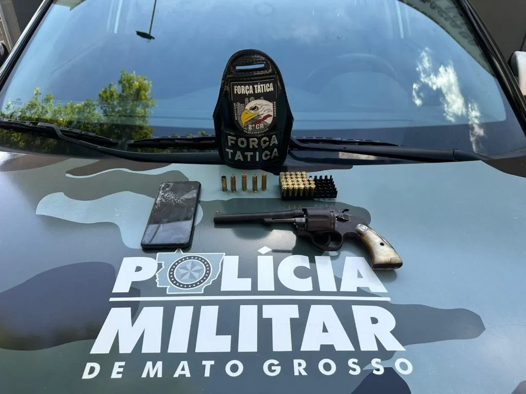 Força Tática prende dois homens armados nos bairros Pedra 90 e CPA 3 em Cuiabá