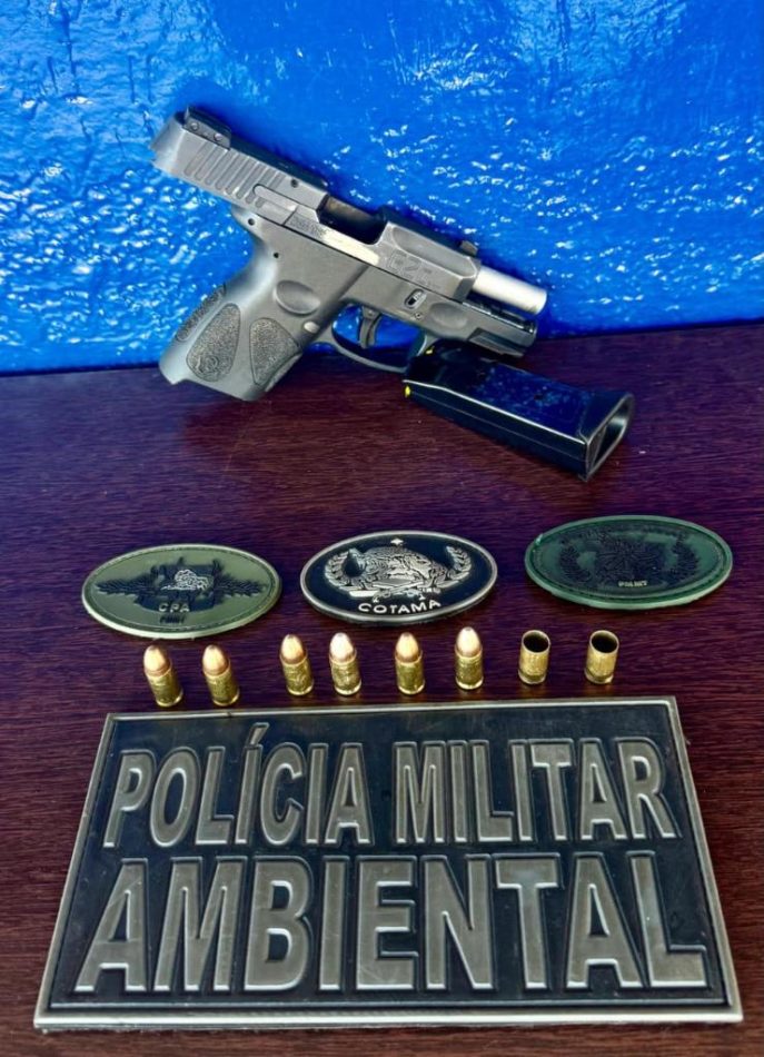 ALTA FLORESTA – Polícia Militar intercepta acampamento em área ambiental, apreende arma de fogo e munições