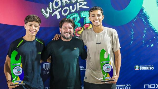 Mato-grossense de 17 anos conquista vice-campeonato em torneio internacional de Beach Tennis em Sorriso