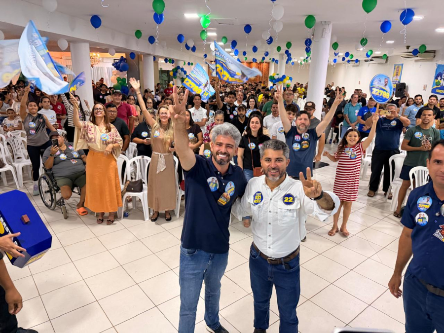Candidato a deputado estadual, Wiveslando Neiva reúne mais de 600 pessoas em evento com Marcos Rogério em Porto Velho