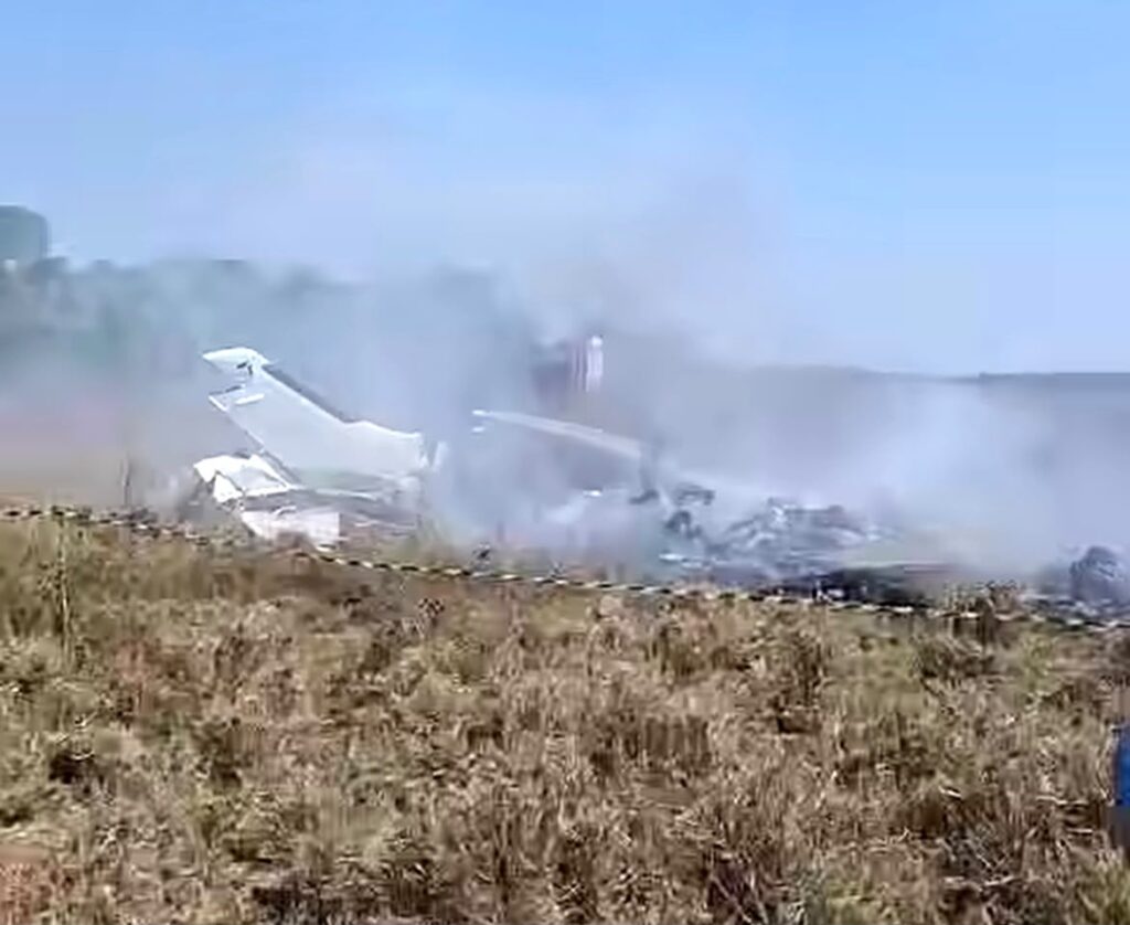 Identificado um dos 3 mortos na queda de avião em Mato Grosso