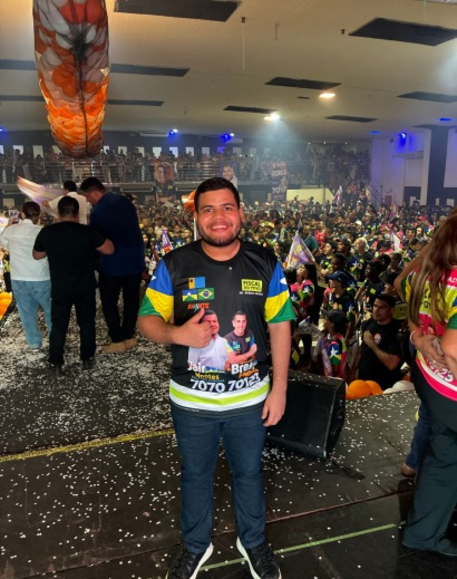 Lançamento da candidatura de Jair Montes a deputado federal reúne mais de 6 mil pessoas em Porto Velho